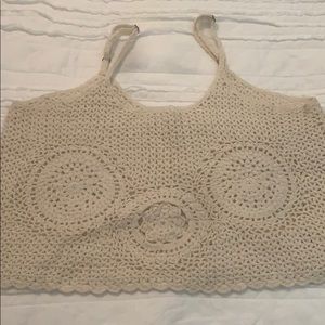 Forever 21 crocheted crop top